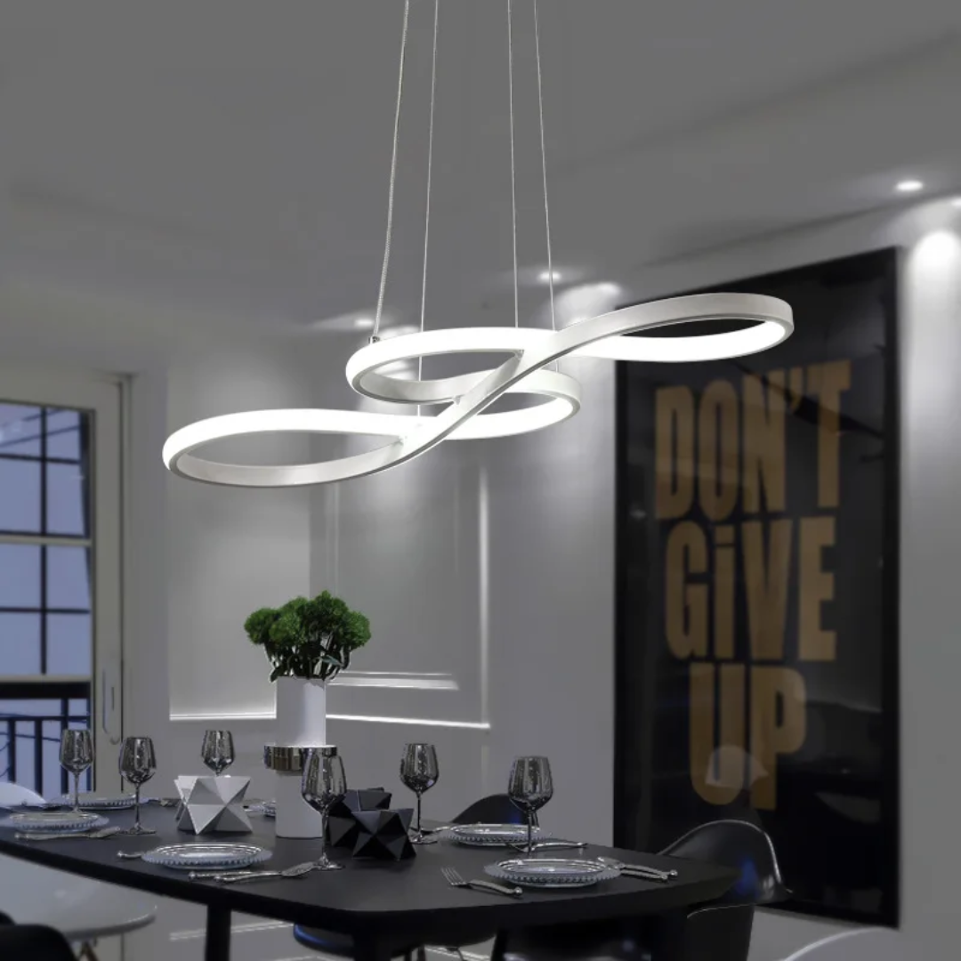 Moderne LED Oppheng i Ringer – Elegant og Futuristisk Design