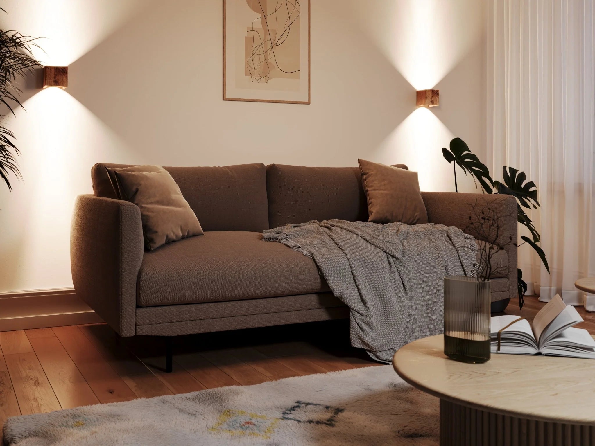 Nástenná lampa štvorec – štýlová a autentická