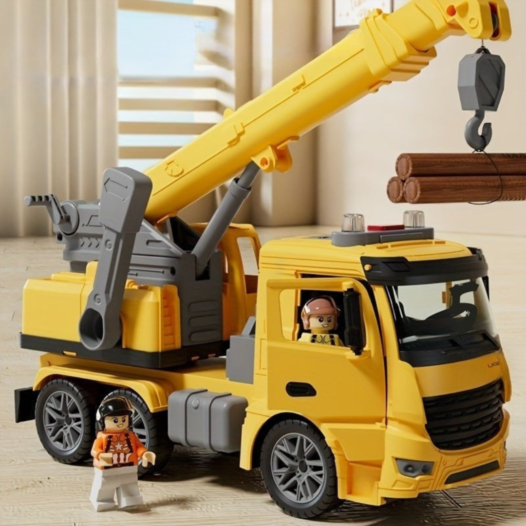 Truck Crane Construction Toy - Realistisk leg og sjov læring