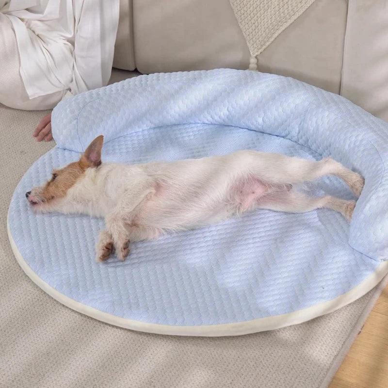 Tapis Rafraîchissant Rond – Avec Zone De Repos Surélevée