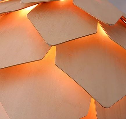 Luminaire Suspendu Sculptural – Design Inspiré De La Nature
