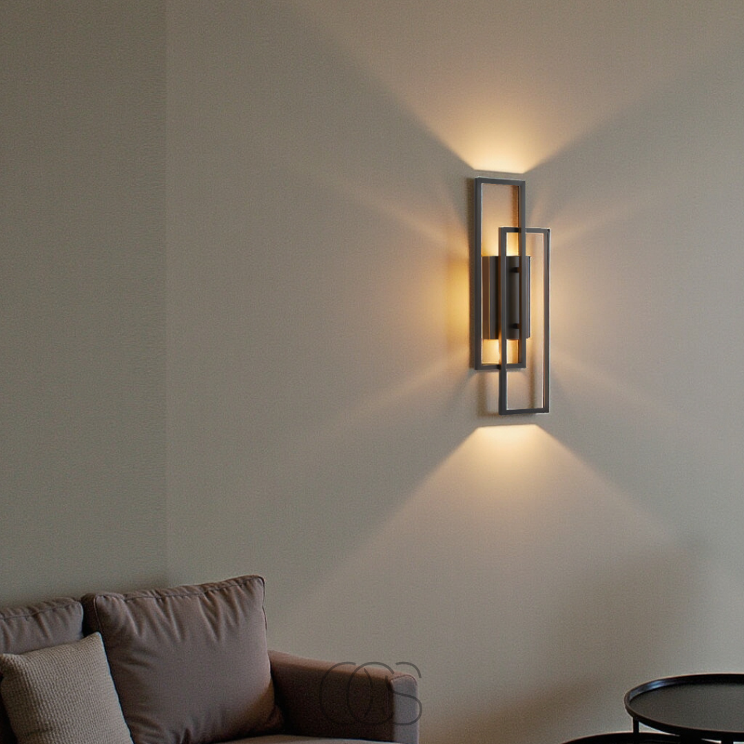 Geometric Rectangular Wall Sconce – Elegance and Modernity