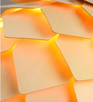 Luminaire Suspendu Sculptural – Design Inspiré De La Nature