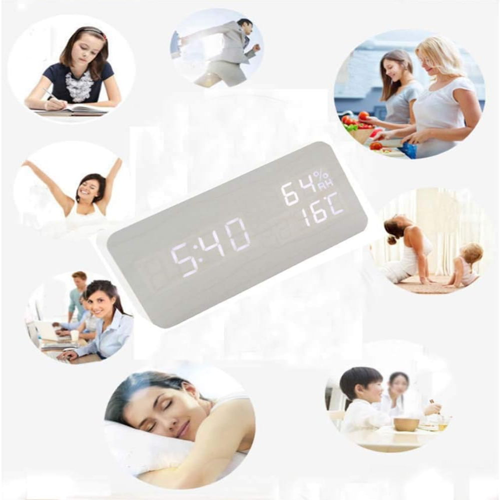 LED-kello Ääniohjauksella – Moderni Muotoilu ja Älykäs Toiminnallisuus