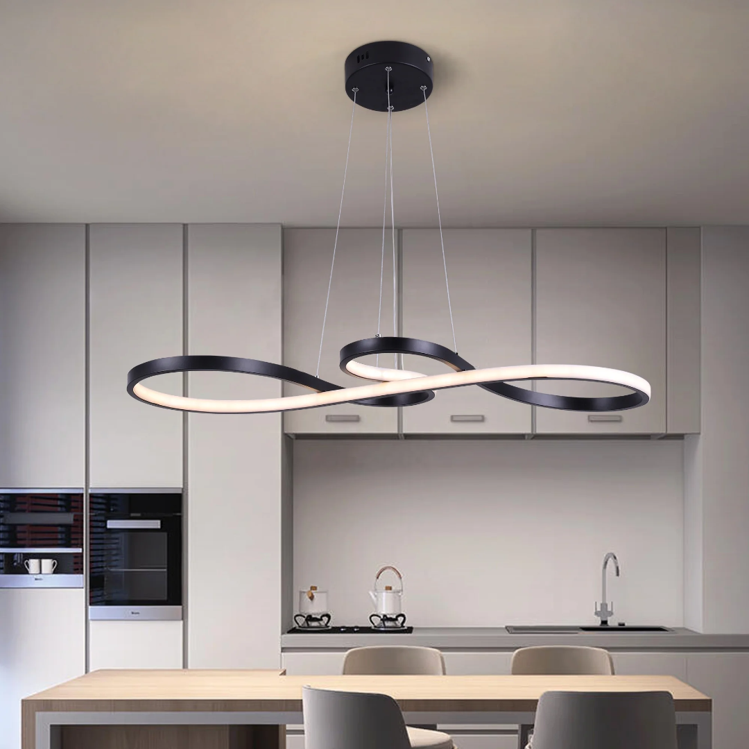 Moderne LED Oppheng i Ringer – Elegant og Futuristisk Design