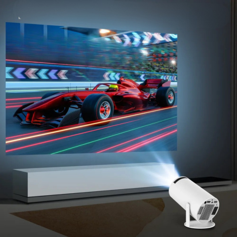 Høyoppløselig bærbar kinoprojektor