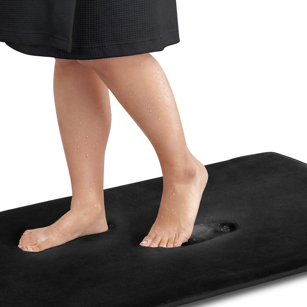 Tapis De Bain En Mousse À Mémoire De Forme – Confort Doux Et Soutien Optimal