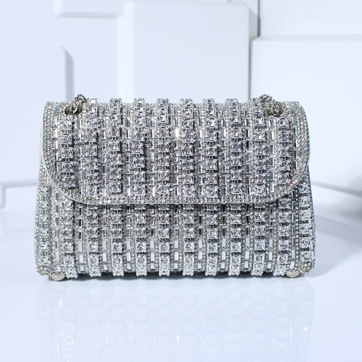 Ida | Pochette Da Sera Ornata Di Strass — Eleganza Brillante Per Le Tue Uscite