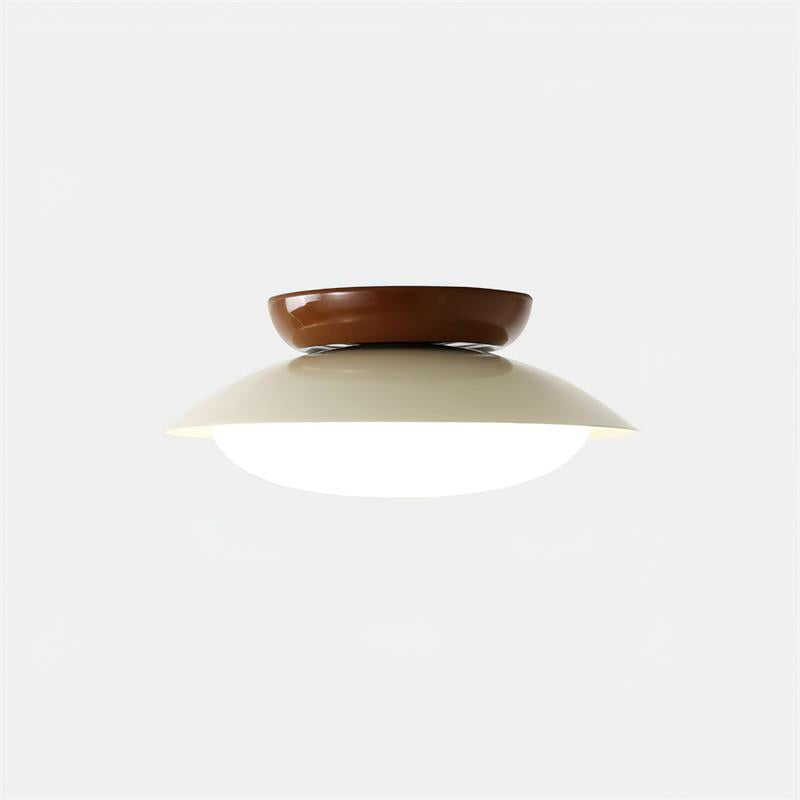 LED Ronde Plafondlamp - Natuurlijke Gloed & Discrete Elegantie