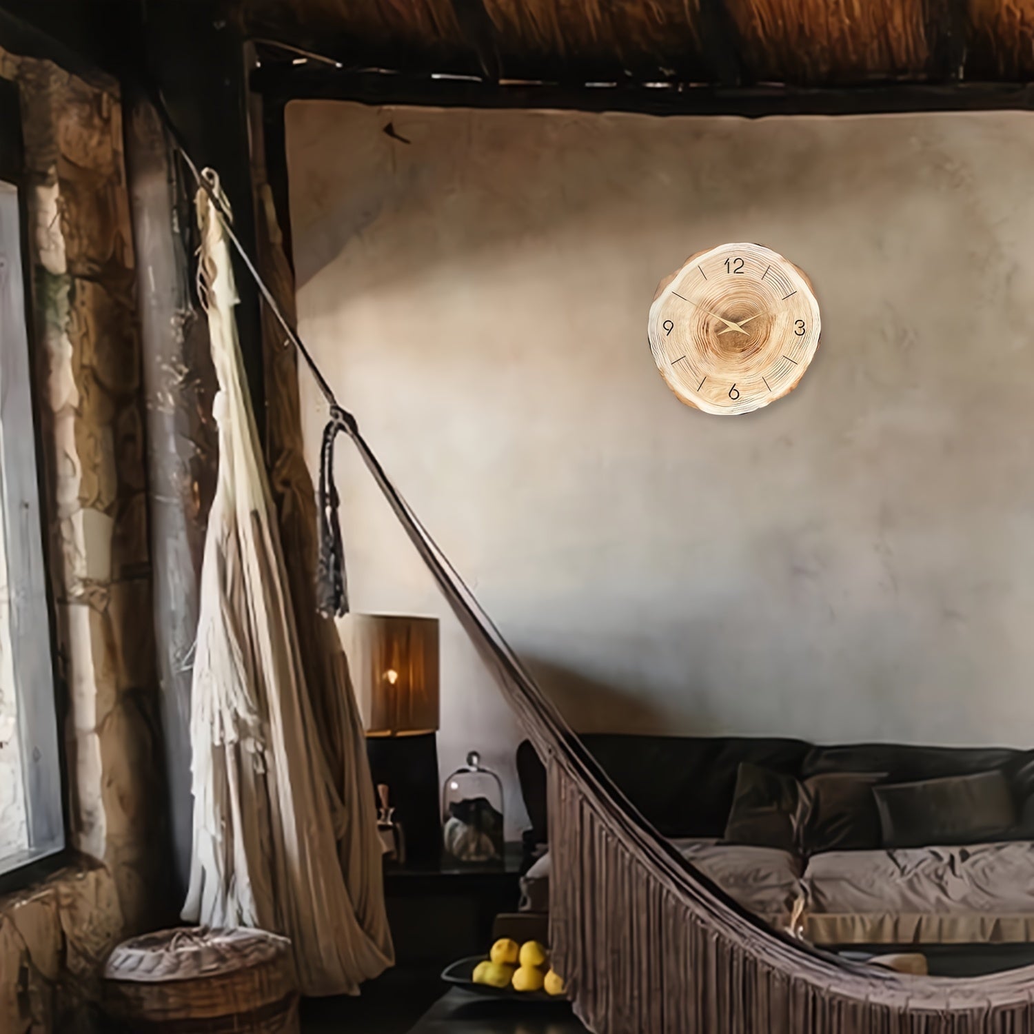 静音壁時計 – リアルな質感とエレガントなデザイン
