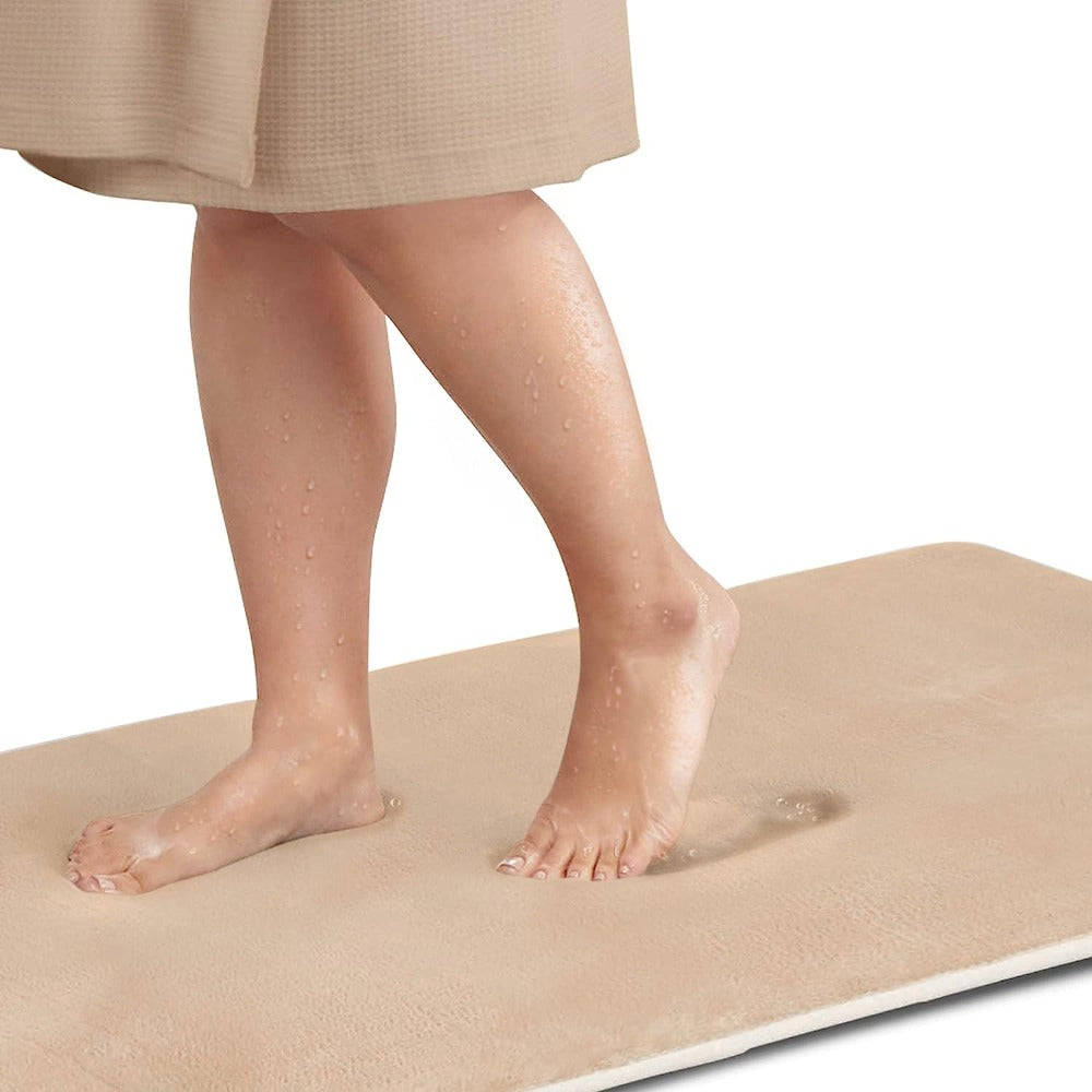 Tapis De Bain En Mousse À Mémoire De Forme – Confort Doux Et Soutien Optimal