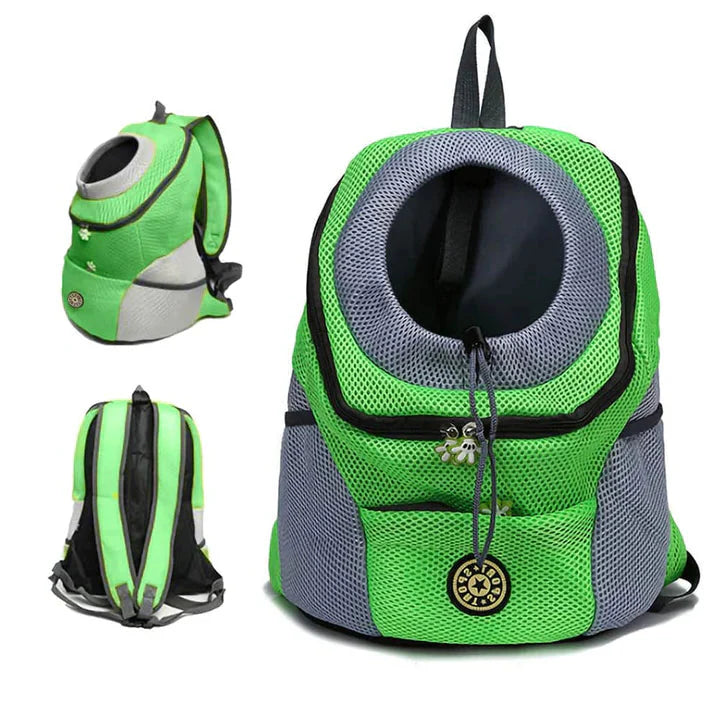 Tierschutz-Rucksack – Transparente Fenster und großer Innenraum