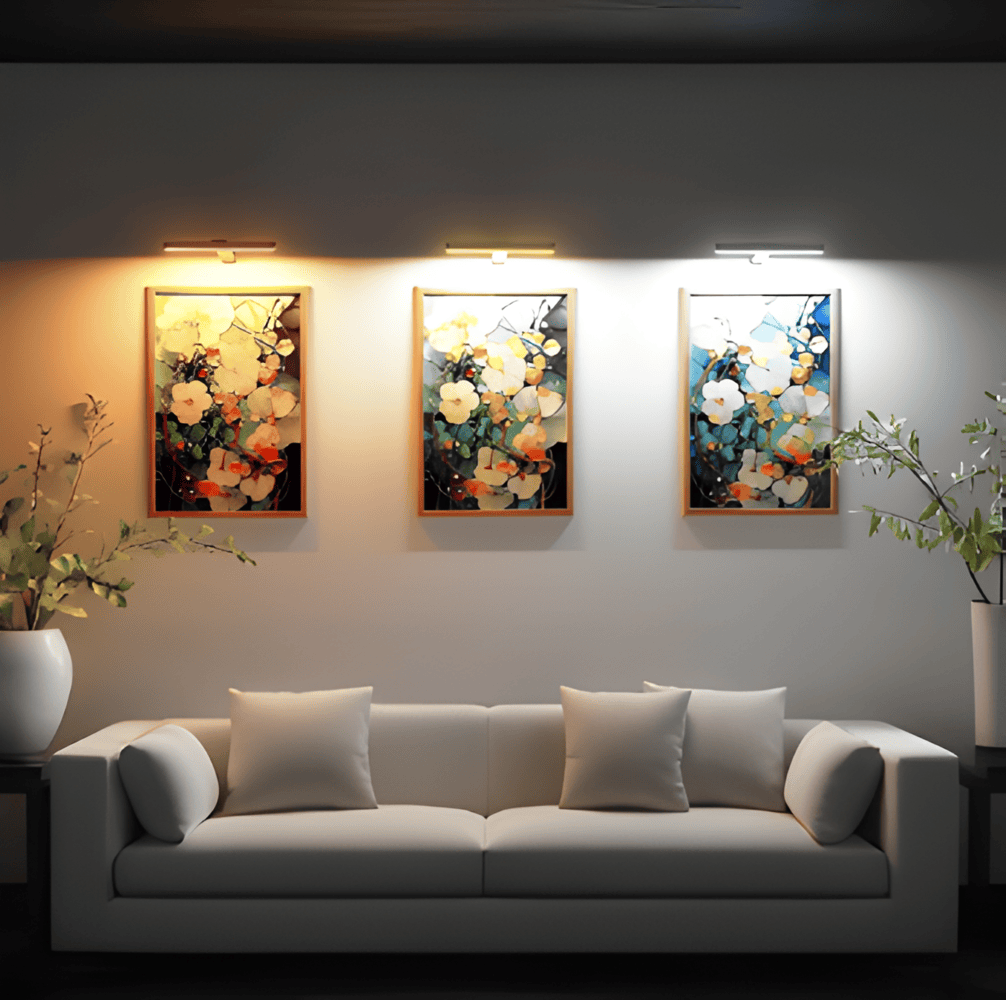 Bezdrátová nástěnná LED lampa s USB dobíjením - plná rotace a pohodlné dobíjení