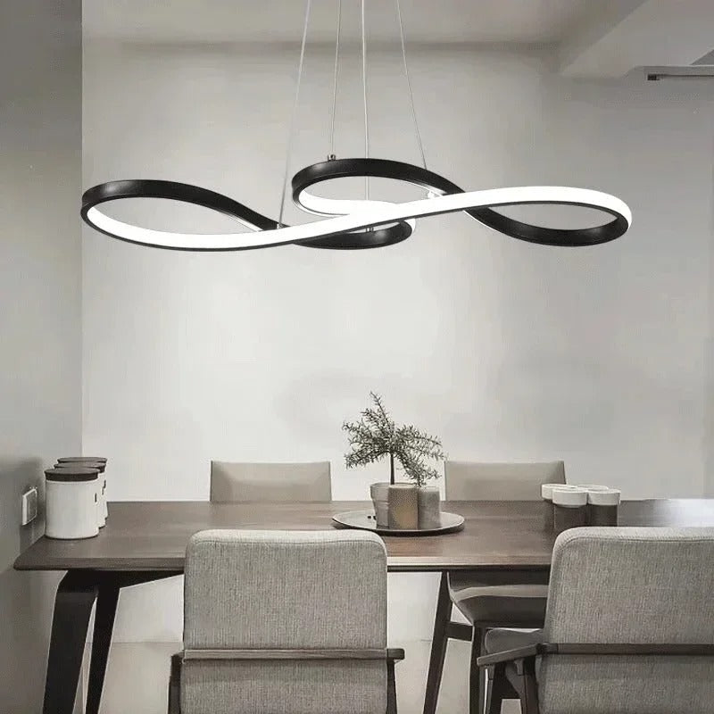Moderne LED Oppheng i Ringer – Elegant og Futuristisk Design