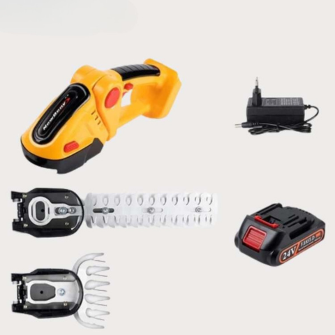 Trådløst 2-i-1 Hageverktøy — Hekksaks og Praktisk Beskjærer