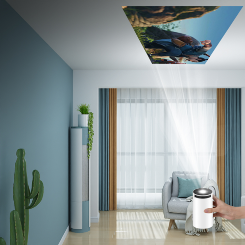 Høyoppløselig bærbar kinoprojektor