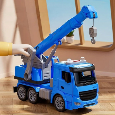 Truck Crane Construction Toy - Realistisk leg og sjov læring