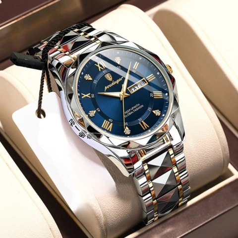 Gildas | Luxus vízálló férfi karóra - megvilágított funkció és időtlen stílus