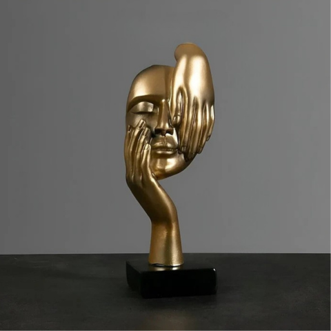 Abstract Harsbeeldhouwwerk - Artistieke Decoratie & Moderne Stijl