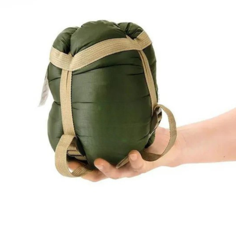 Sac de dormit compact - Design practic și depozitare ușoară