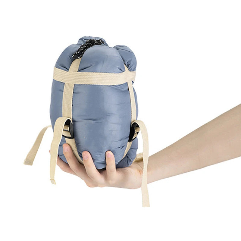 Sac de dormit compact - Design practic și depozitare ușoară