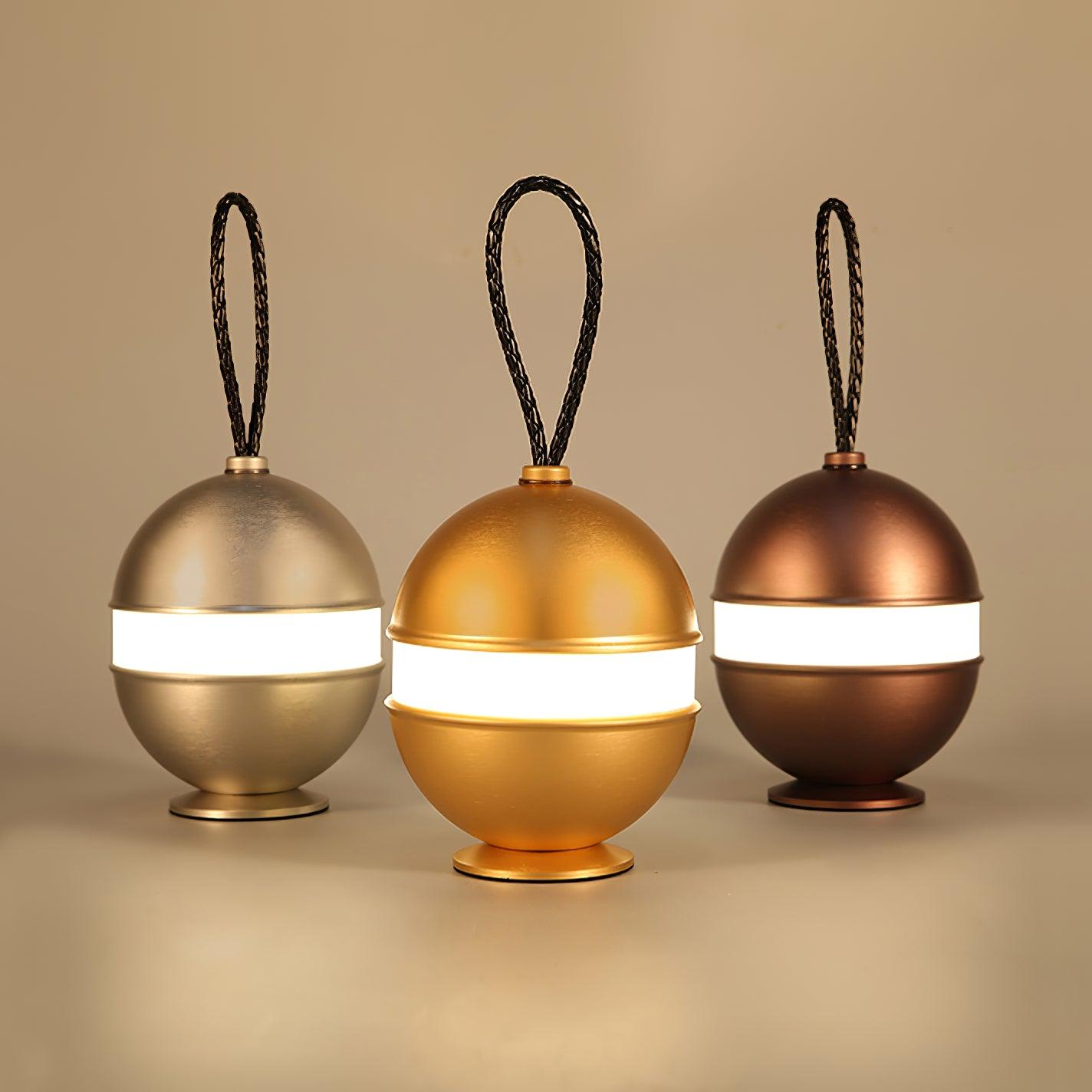 Lampada a sfera ricaricabile - Design chic e luce rilassante