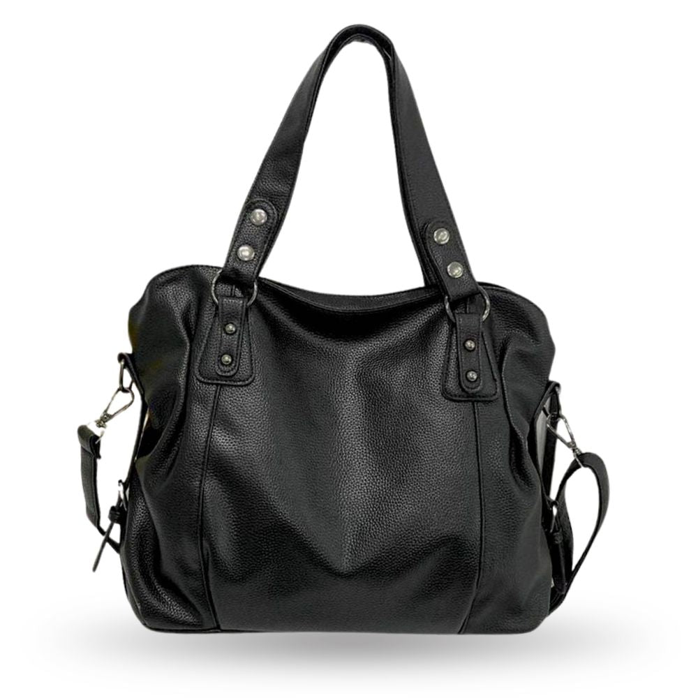 Zita | Large Soft Handbag with Removable Strap – Elegance and Practicality