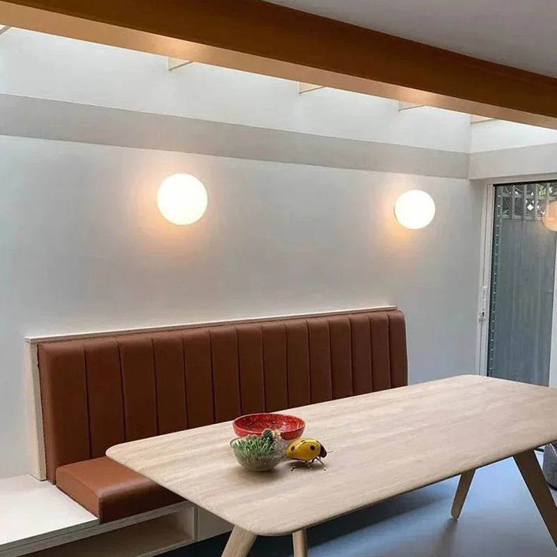 Wandlampe Rund – Reines und modernes Glühen