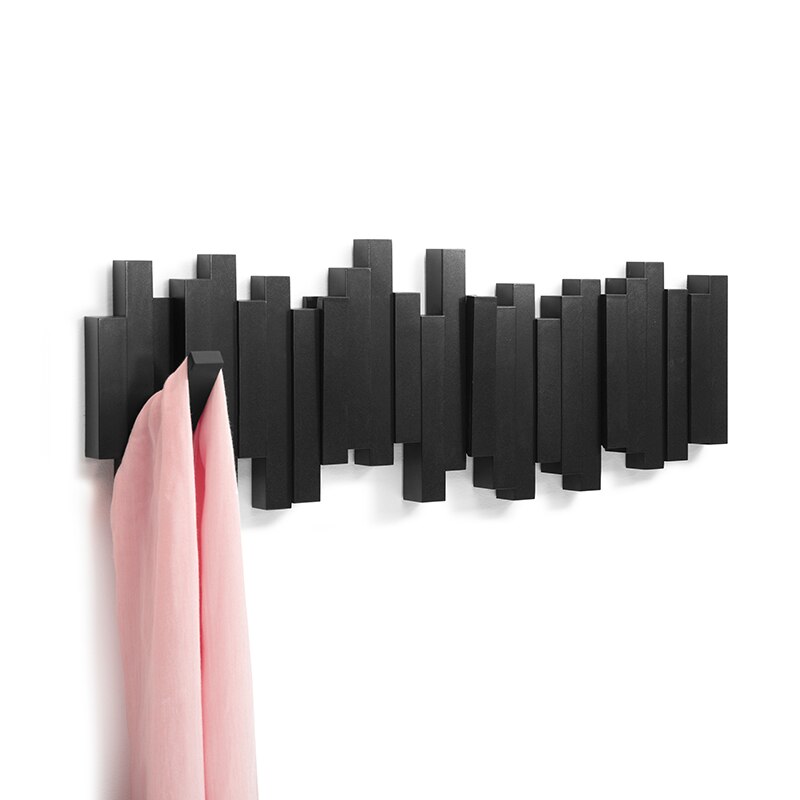 モダンな壁掛けコートハンガー - 実用的で目立たず、マグネット式