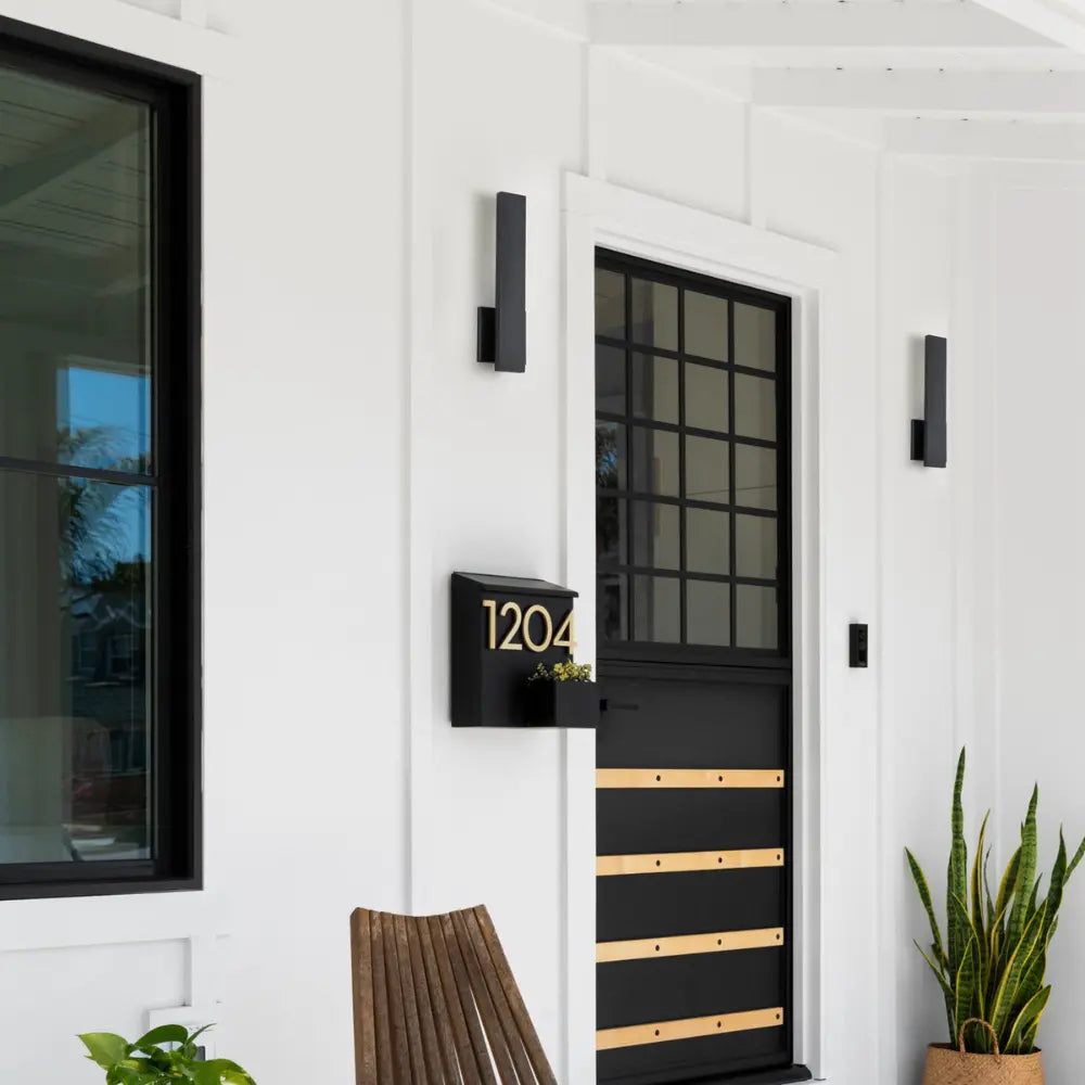 Candeeiro de parede exterior resistente a IP65 - Solidez e modernidade