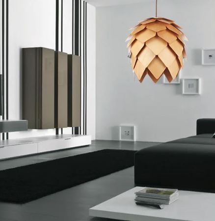 Luminaire Suspendu Sculptural – Design Inspiré De La Nature