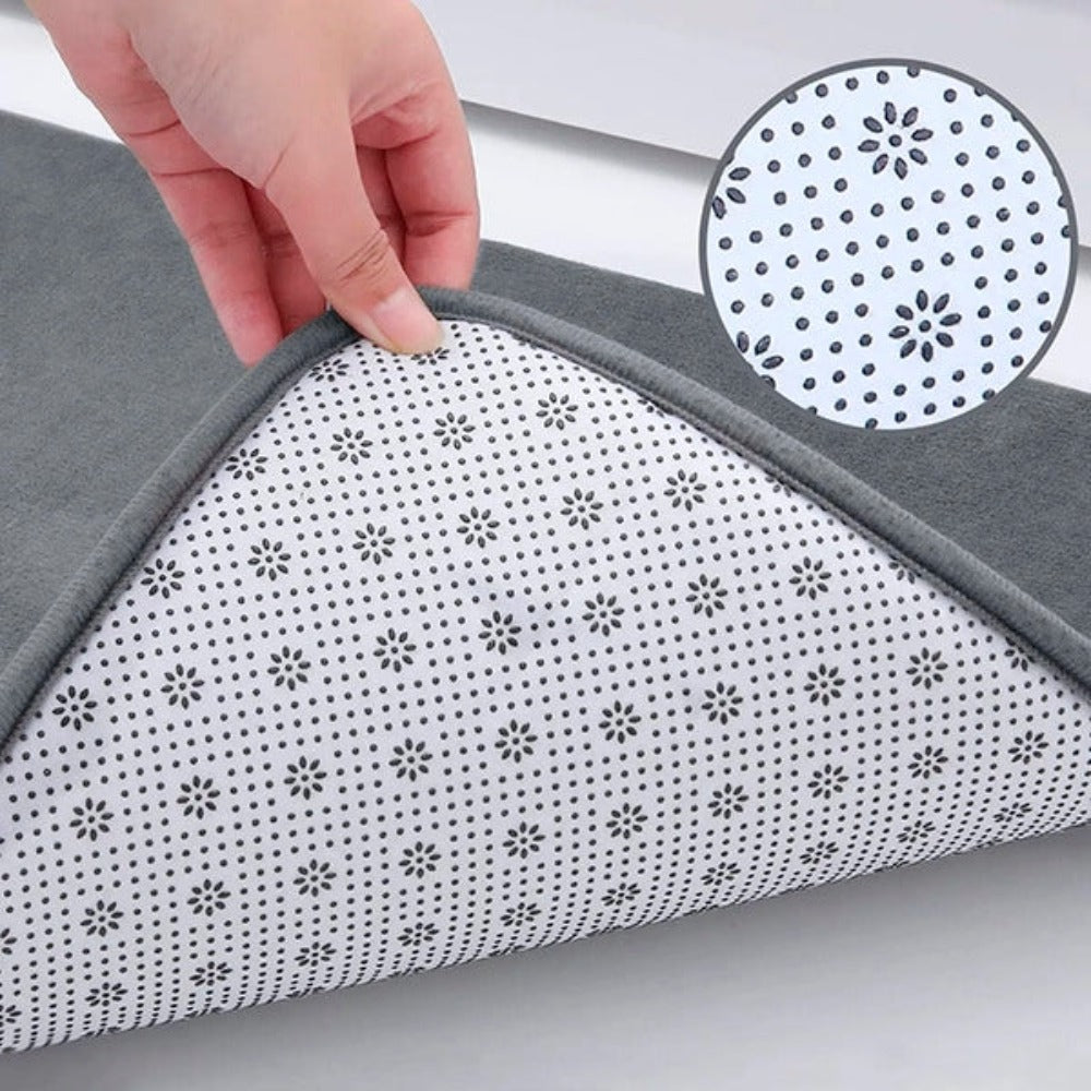 Tapis De Bain En Mousse À Mémoire De Forme – Confort Doux Et Soutien Optimal