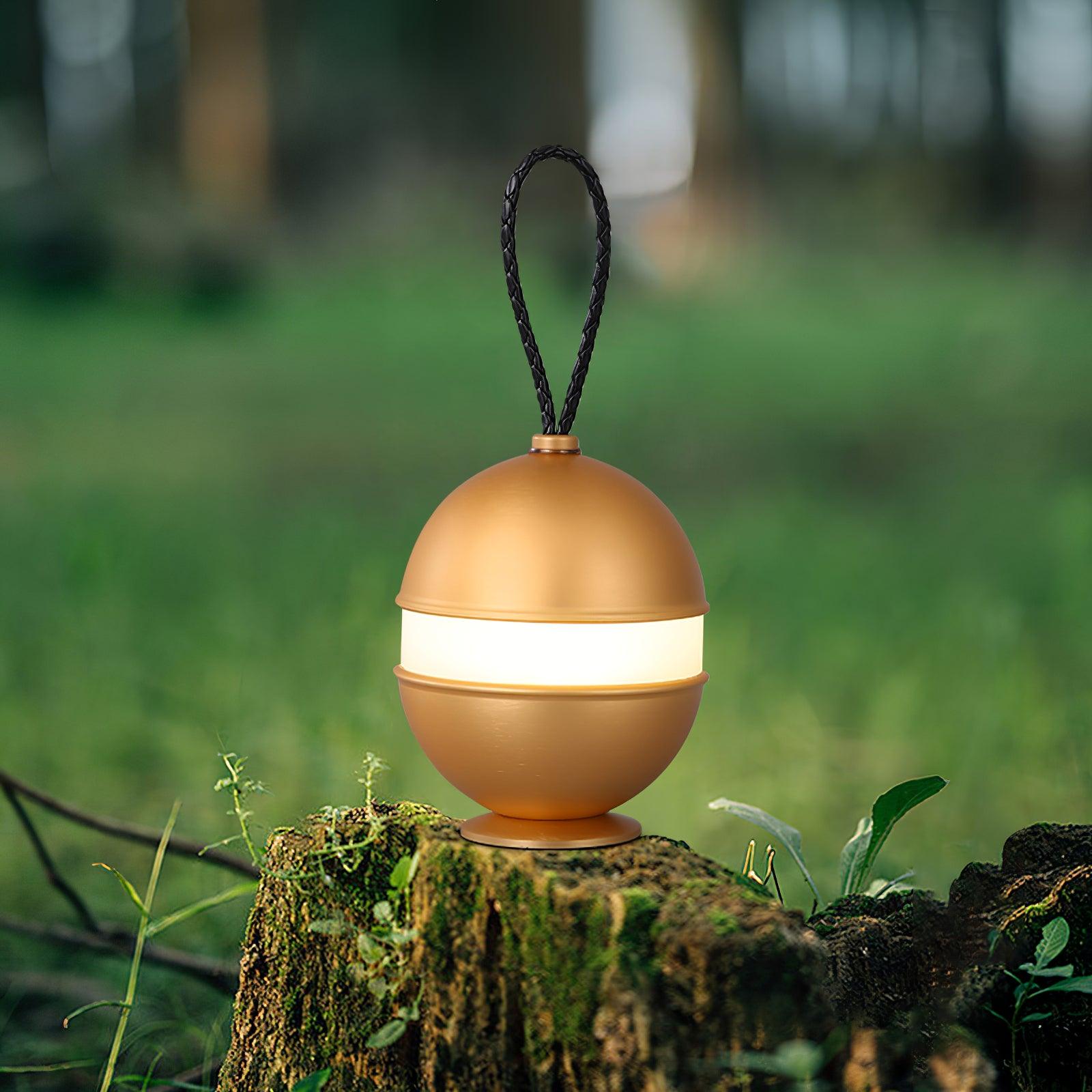 Lampada a sfera ricaricabile - Design chic e luce rilassante