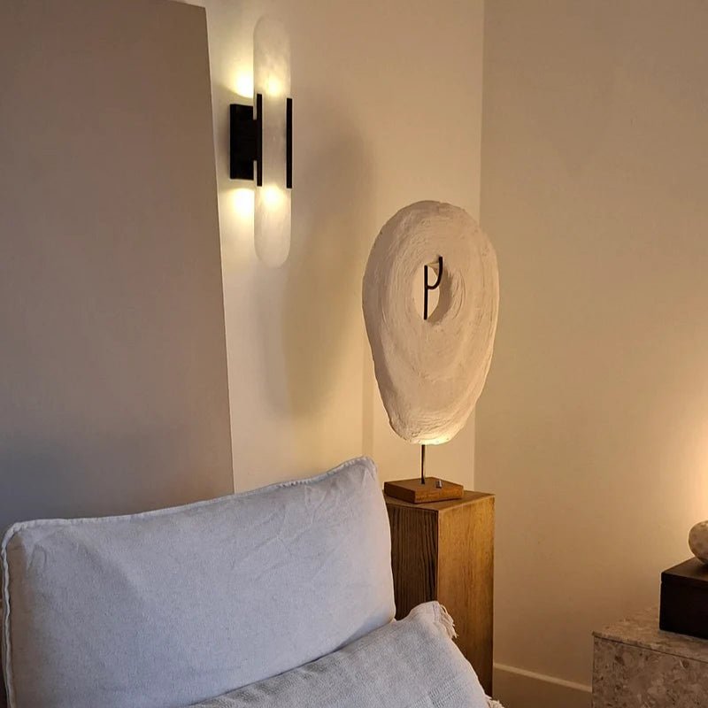 Applique Murale LED Noire Et Dorée — vue 5