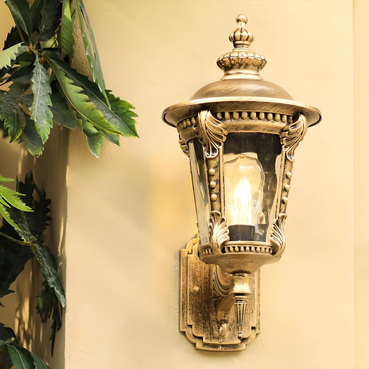 Applique Murale Vintage En Verre — vue 2