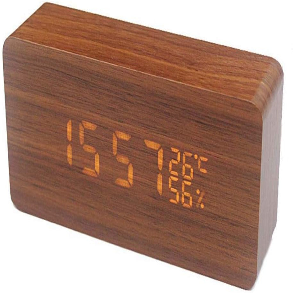 Horloge LED Avec Commande Vocale — vue 3