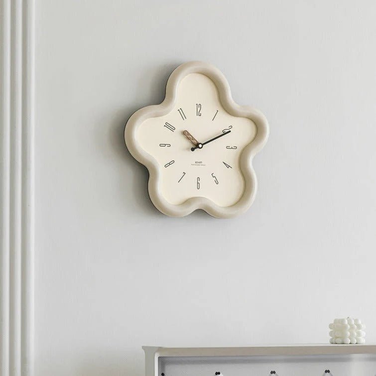 Horloge Murale Pendule Fleur 3D — vue 7
