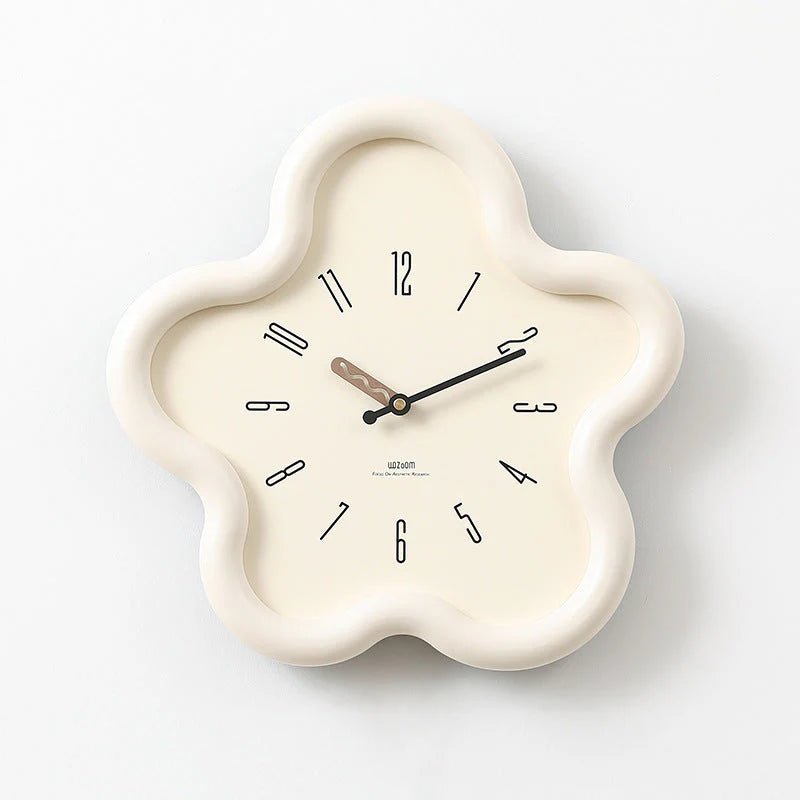 Horloge Murale Pendule Fleur 3D — vue 8