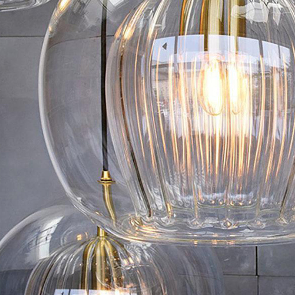 Lampe Suspendue En Verre Élégante Et Chaleureuse — vue 5
