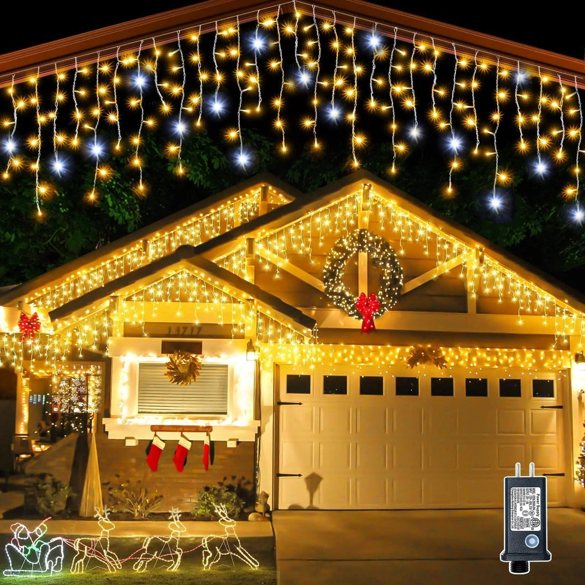 Rideau Lumineux LED Extérieur — vue 3
