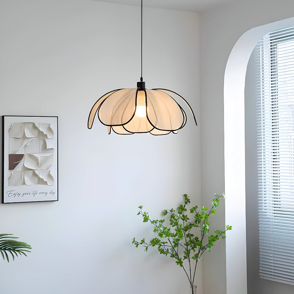 Suspension En Osier Et Naturel Design Élégant — vue 2