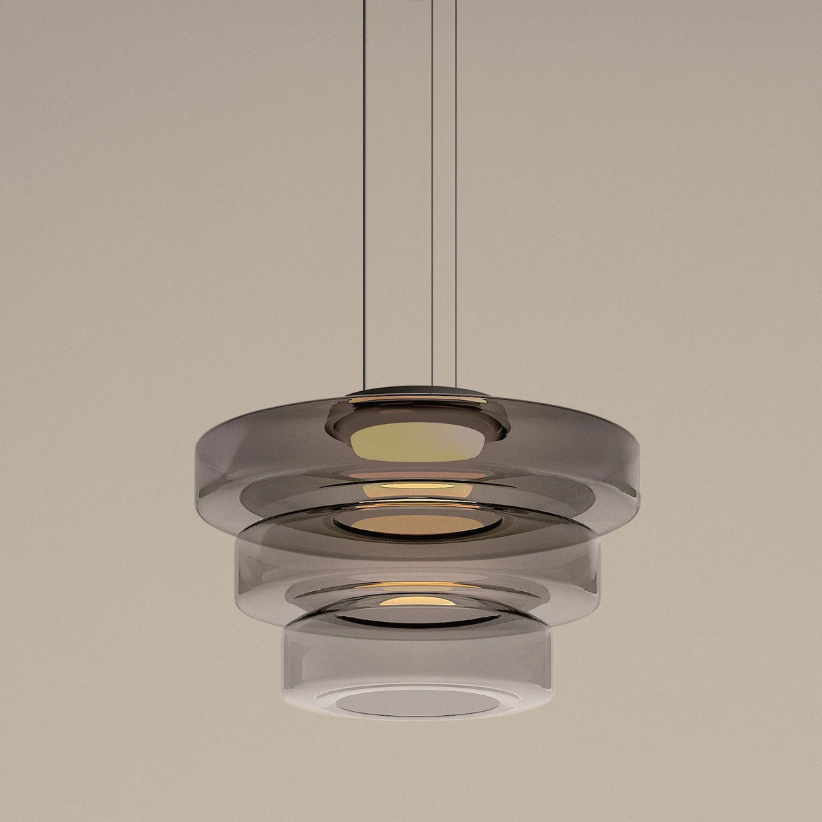 Suspension En Verre Style Bauhaus — vue 6