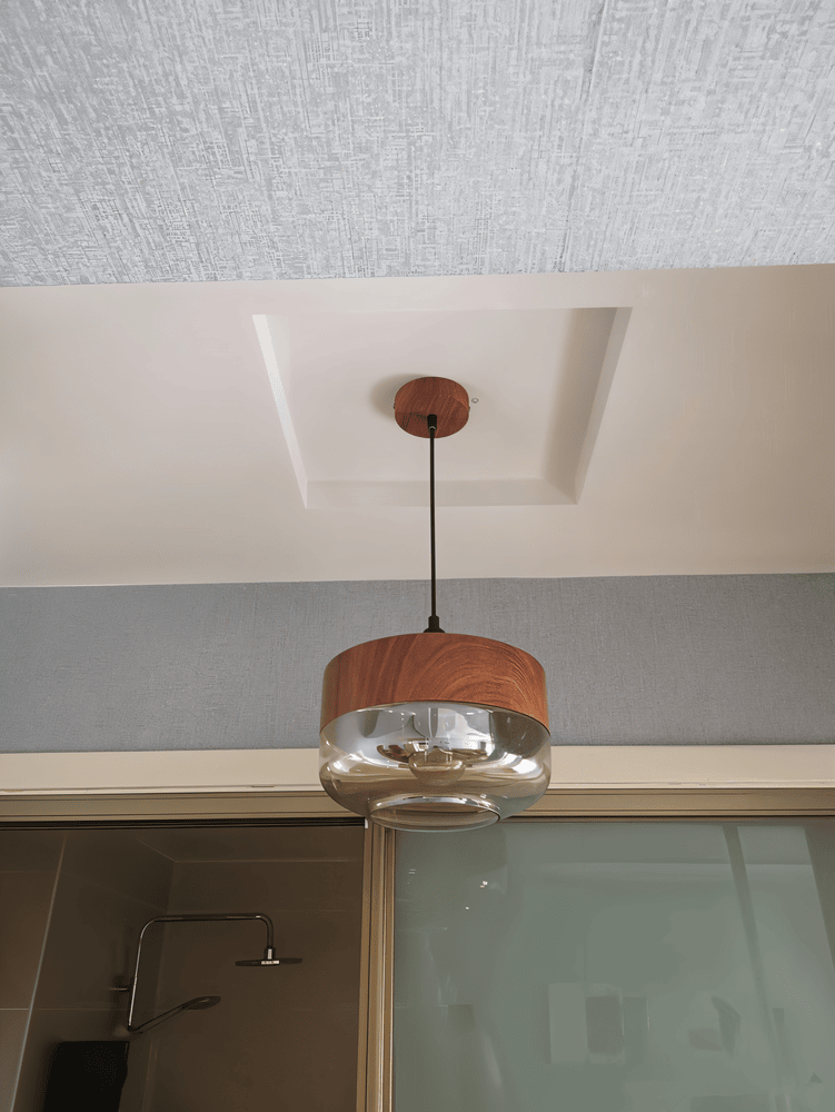 Suspension Loft En Verre Rétro — vue 3