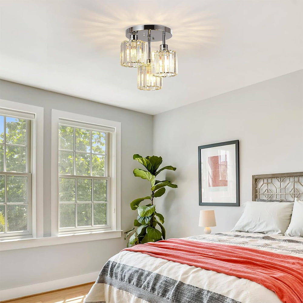 Semi-infelt taklampe – moderne eleganse og raffinert glans 