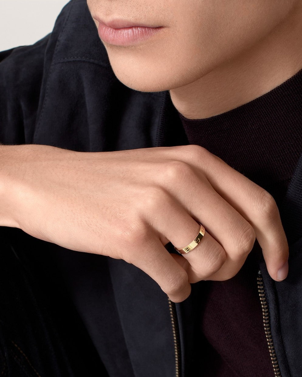 Unisex Justerbar Ring – Minimalistisk Elegans Och Skräddarsydd Komfort 