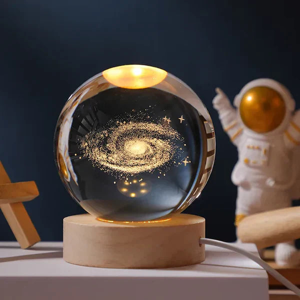 Lâmpada Decorativa Led – Acabamento Gravado e Estilo Contemporâneo 