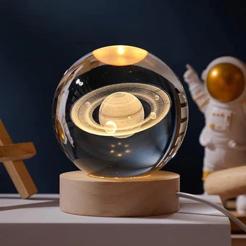 Lâmpada Decorativa Led – Acabamento Gravado e Estilo Contemporâneo 