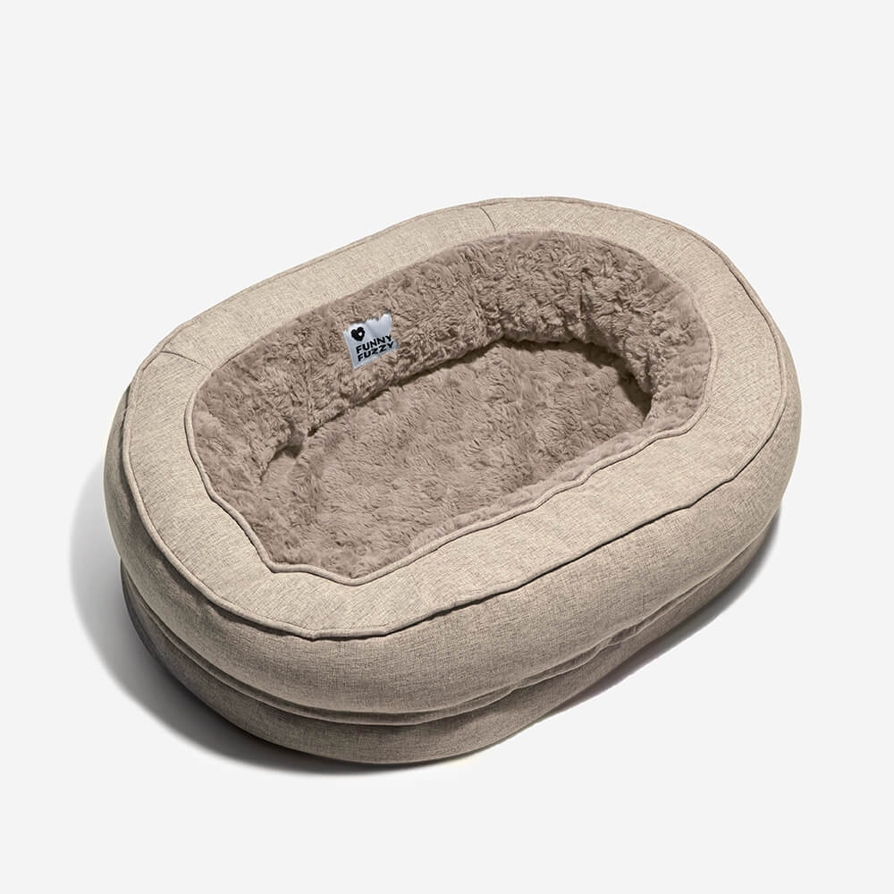 Cama em Forma de Donut para Cão – Conforto e Suavidade 