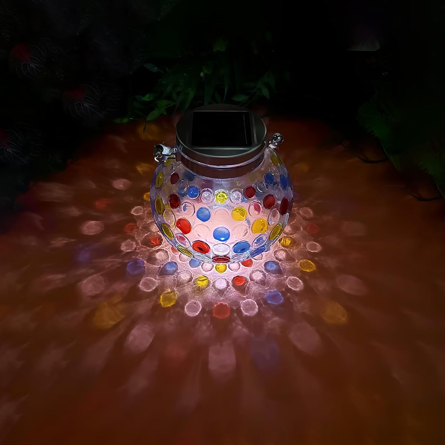 Lanterna Solare Esterna — Eleganza in Vetro 