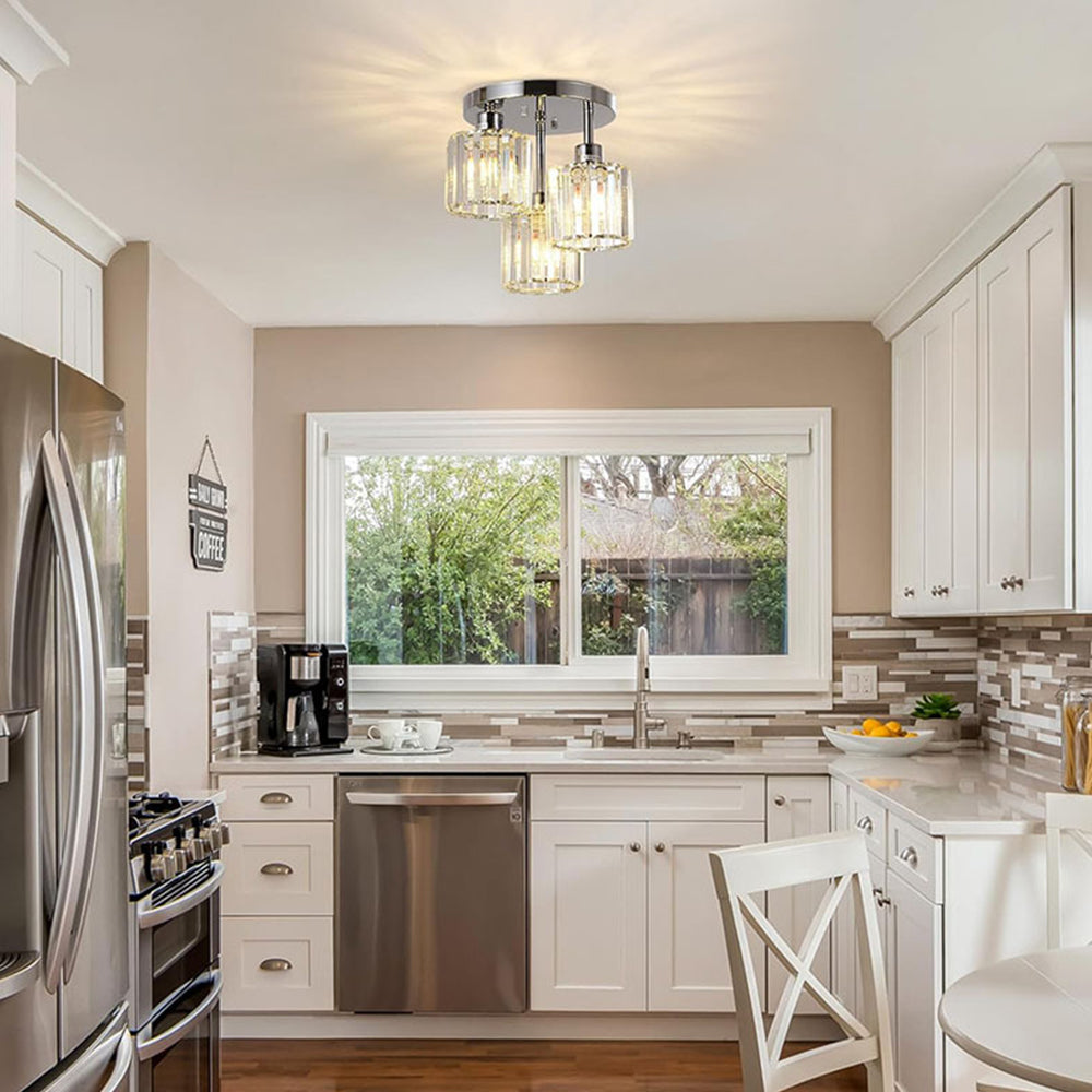 Semi-infelt taklampe – moderne eleganse og raffinert glans 